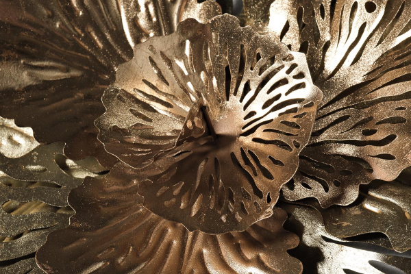 Декор настенный "Листья" золотой 37SM-1469